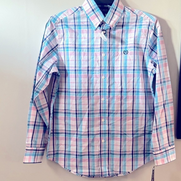 Lauren Ralph Lauren Big Boys Classic Fit Dress Shirts button up 16 - Picture 5 of 7